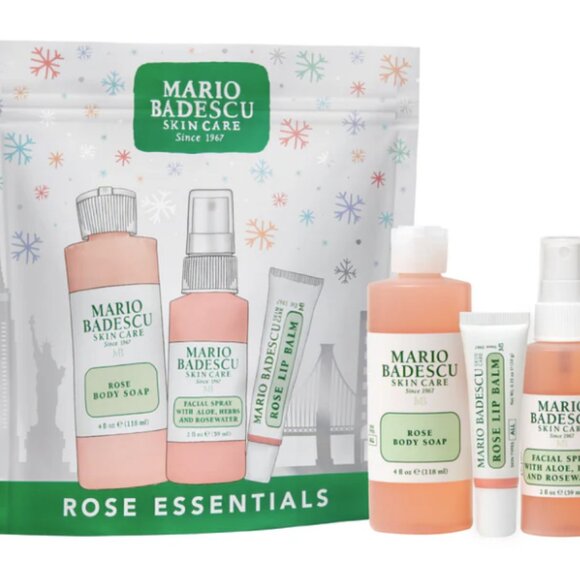 Mario Badescu Other - Mario Badescu Rose Winter Essentials Trio Holiday Gift Set - NEW
